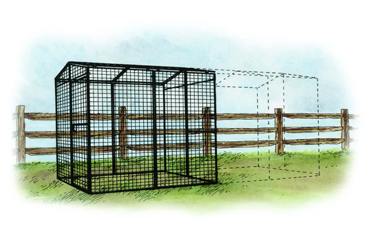 Walk-In 8 ft. Chicken Run (6'6"W x 7'6"L x 6'3"H)