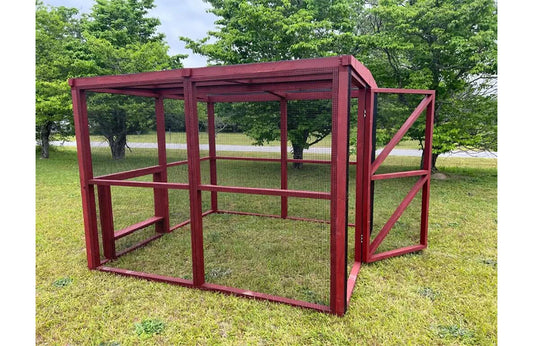 Wooden 8 Ft. Chicken Run (8’W X 8’L X 6’3”H)