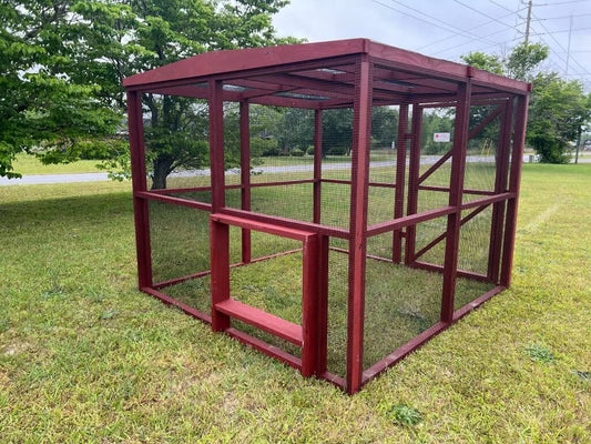 Wooden 16 Ft. Chicken Run (8’W X 16’L X 6’3”H)